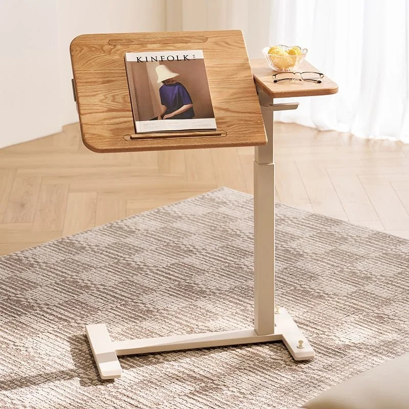 Bilbao Lift Side Table Solid Wood Top