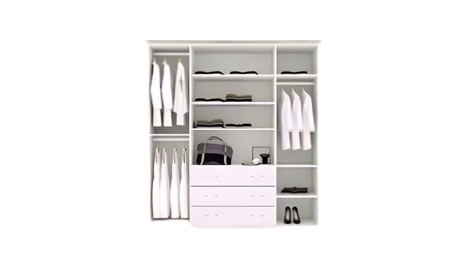Inside View Angelic 4 Door Wardrobe 