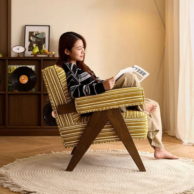 Rolan Armchair Yellow Chenille TDY220 (5).jpg