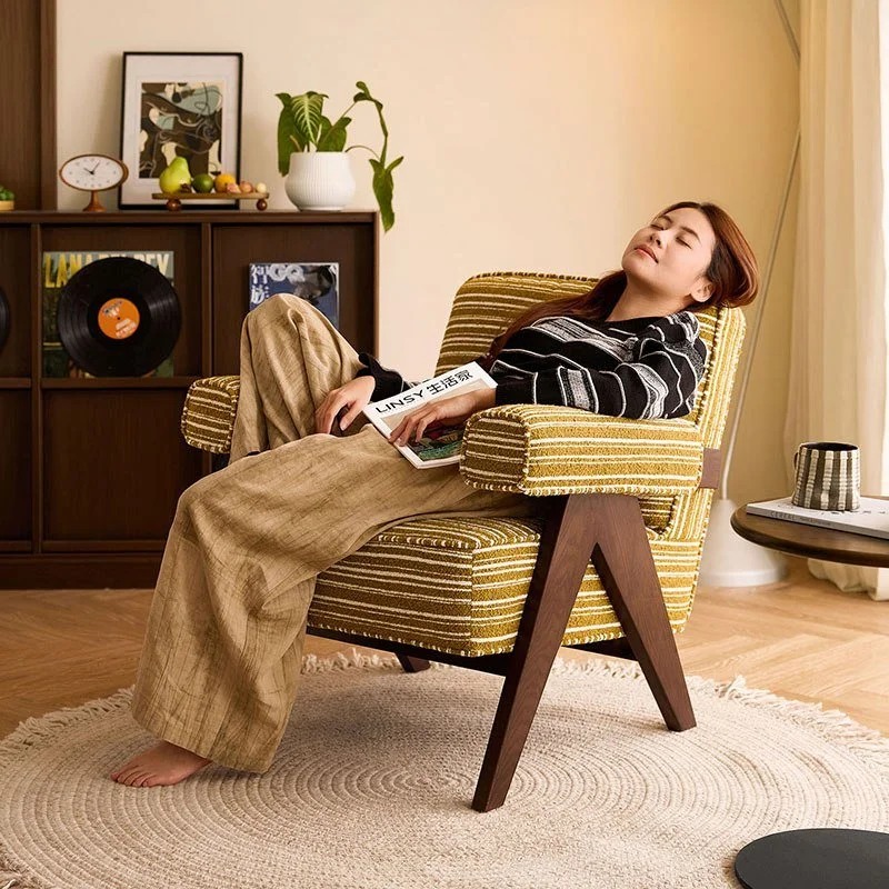 Rolan Armchair Yellow Chenille TDY220 (4).jpg