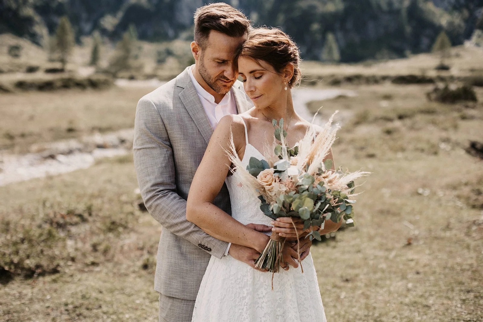 Brautpaar auf der Ursprungalm