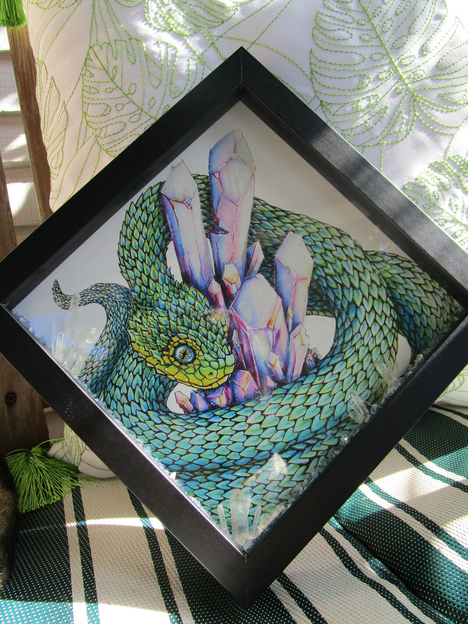 Crystal Frame Gem Viper