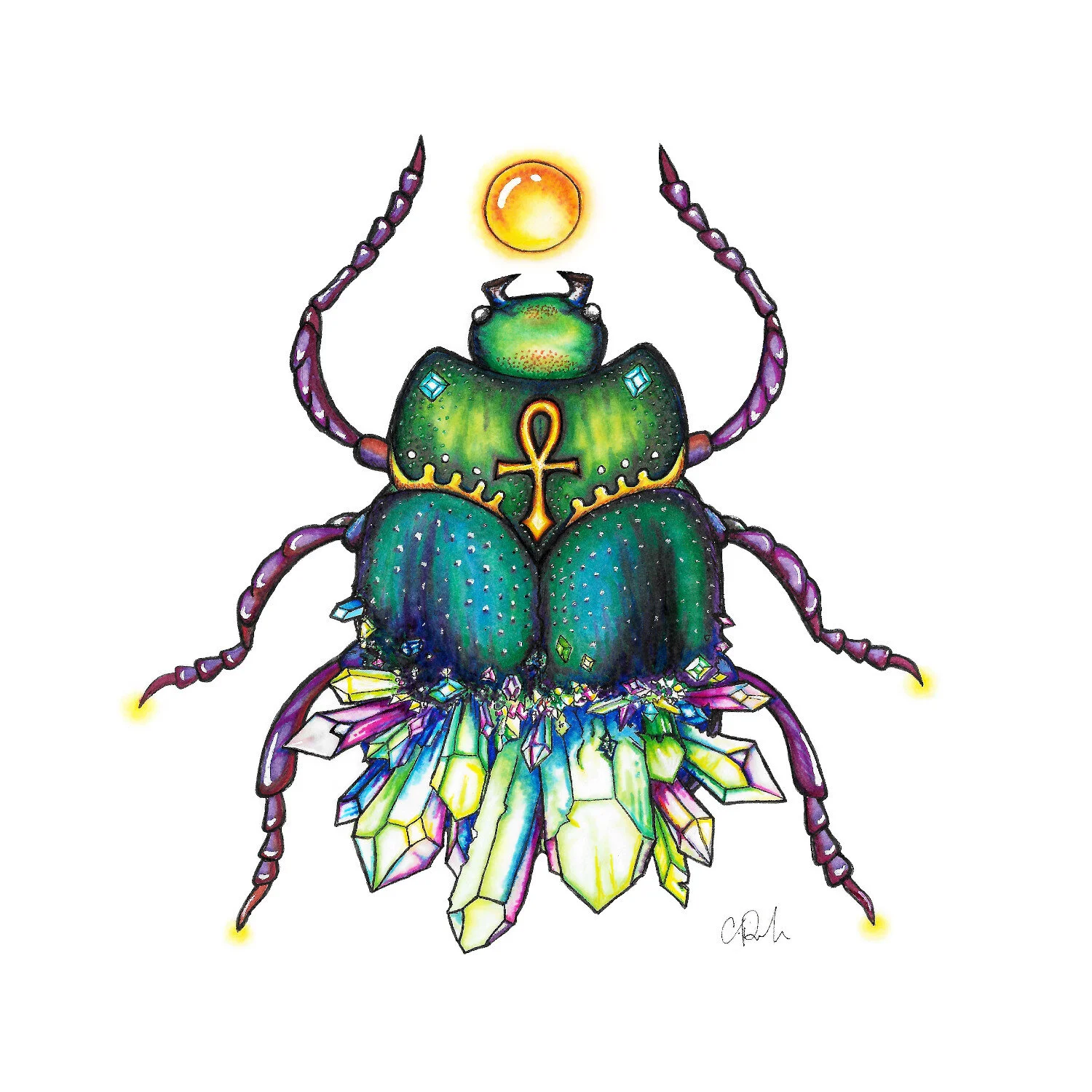 Crystal Scarab
