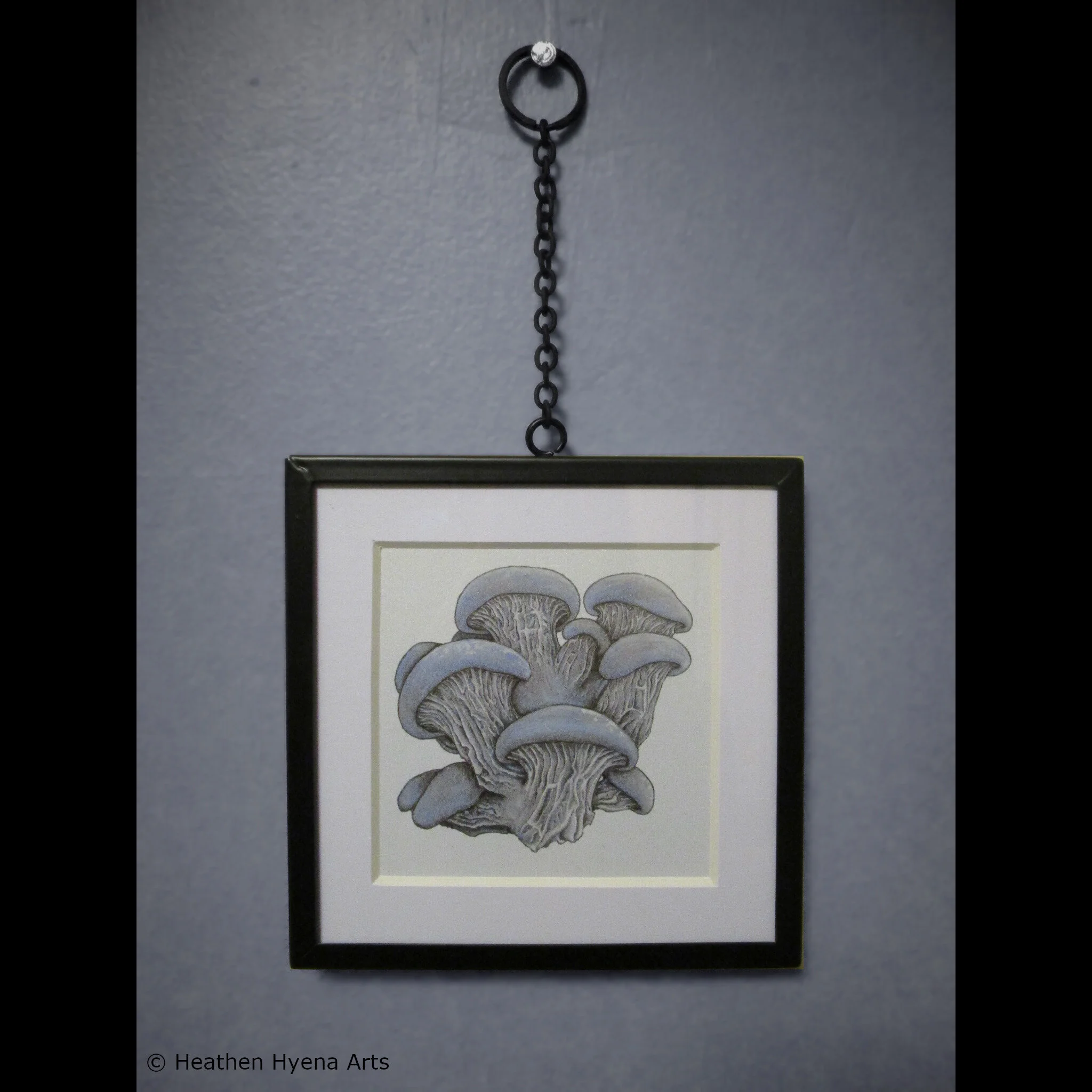 Blue 'Shroom Framed
