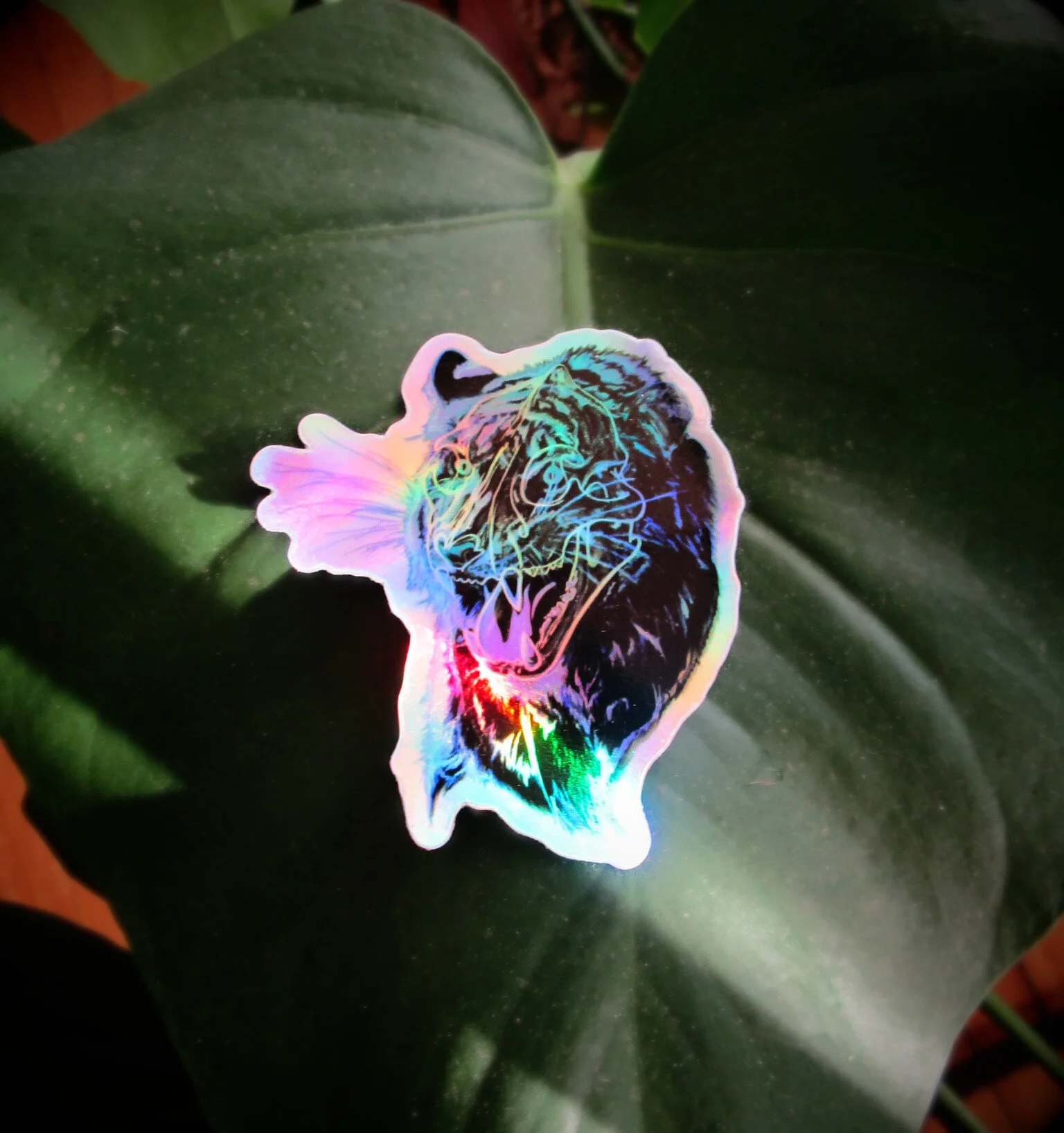 Holo-Tiger Sticker