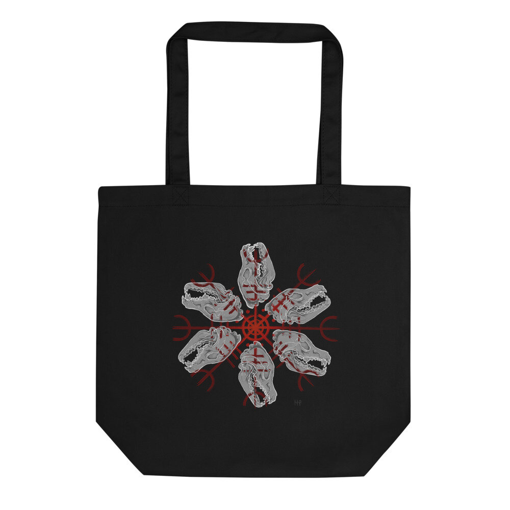 Helm of Wolves Tote
