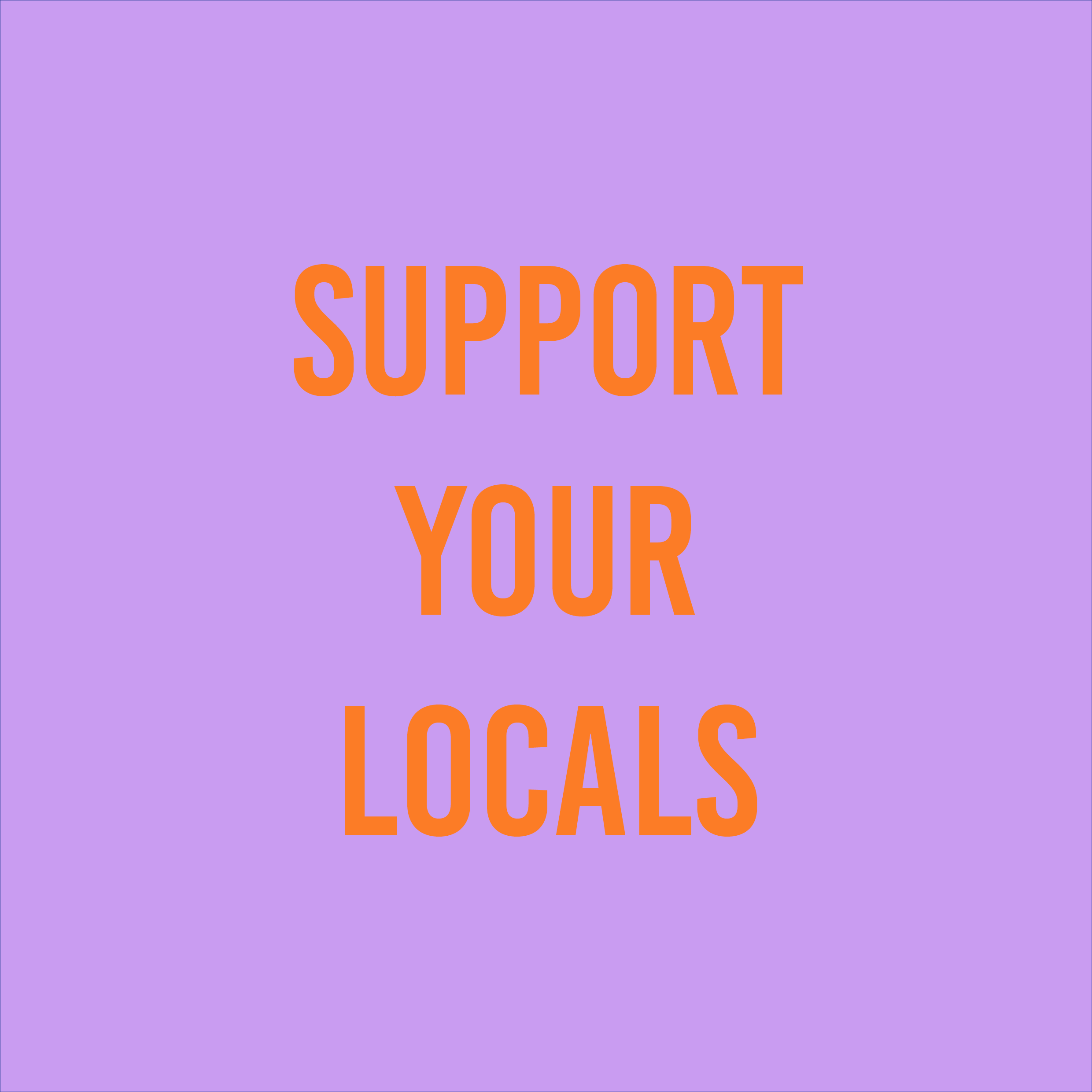 SUPPORT YOUR LOCALS Vol. 2