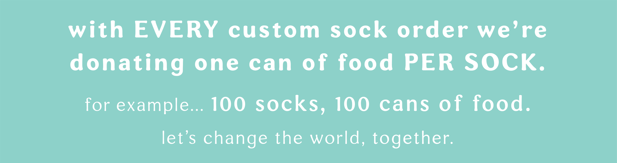 Custom Socks — The Kindness Socks