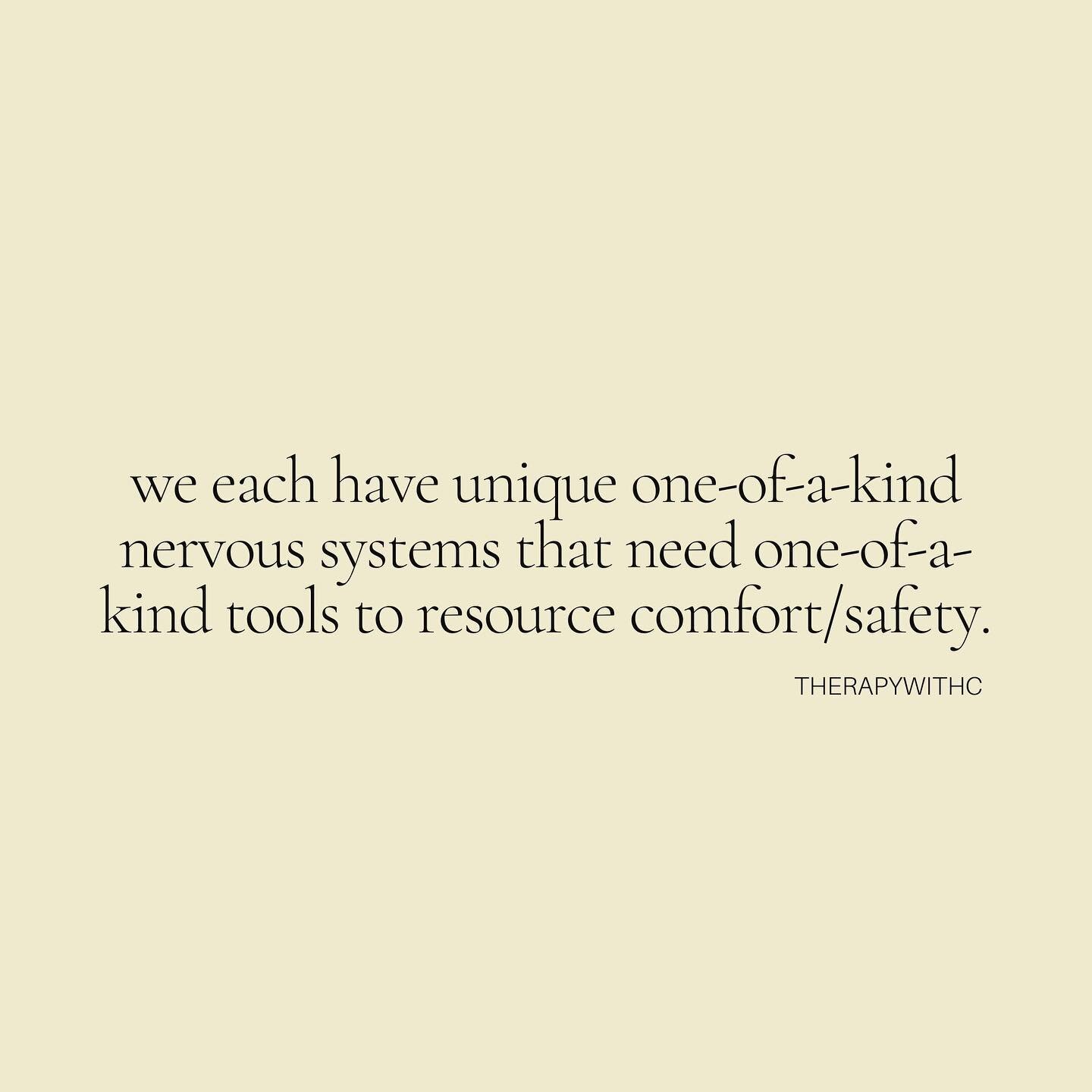 One of my favorite things to explain to clients is the undeniable truth that our brains and nervous systems were/are knitted together by our experiences. Your childhood really matters ☺️ There is no single being on this earth that has the exact same 
