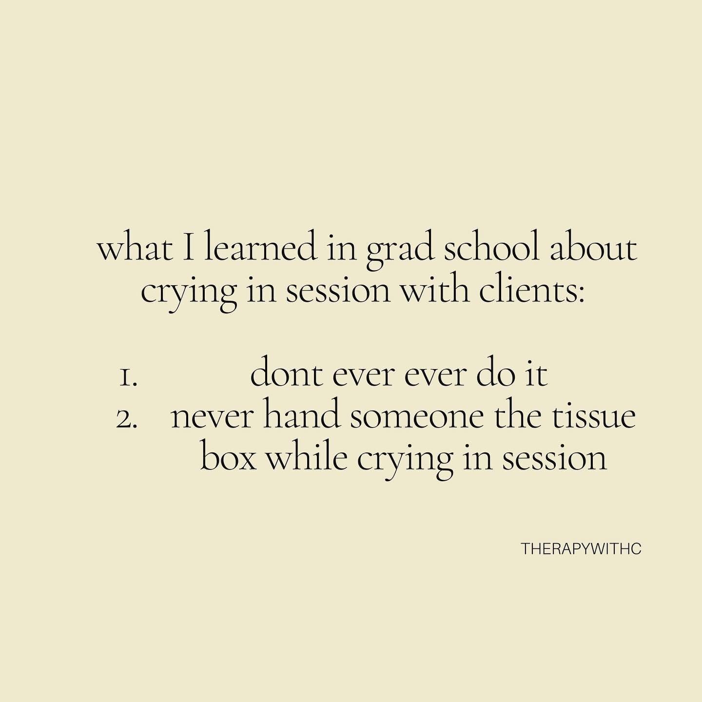 Therapy is beyond all else a relationship&hellip; the way I do relationships is being genuinely connected and invested. It&rsquo;s insane to me that in my formal graduate school training, I learned how to be as disconnected as possible to ensure the 