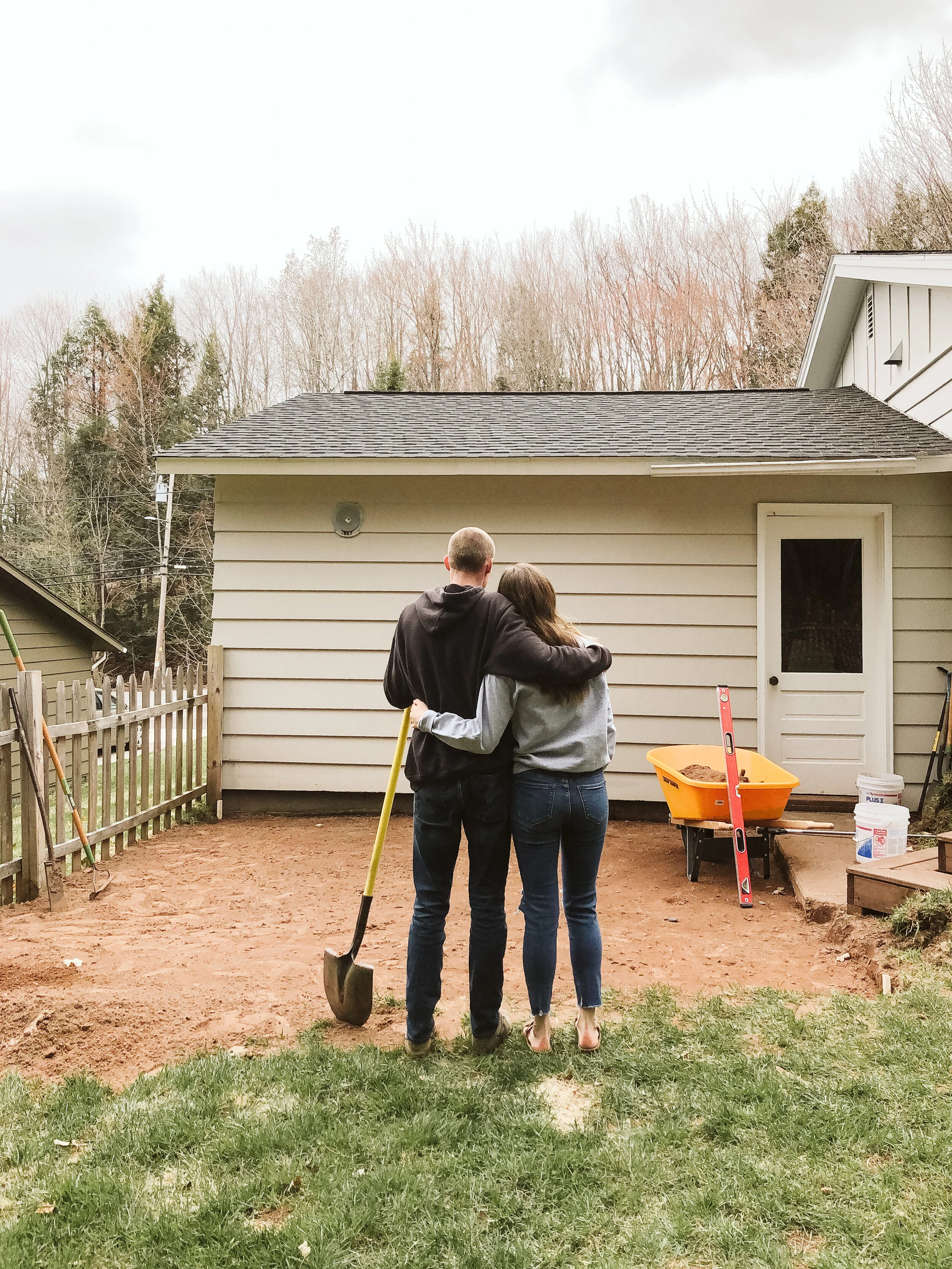 Backyard Patio Project (on a budget!)