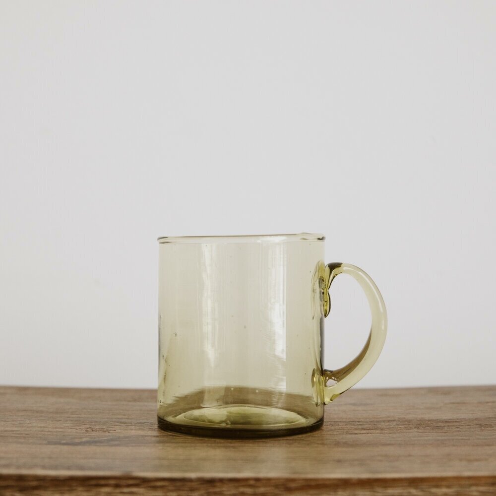 Olive Recycled Glass Mug