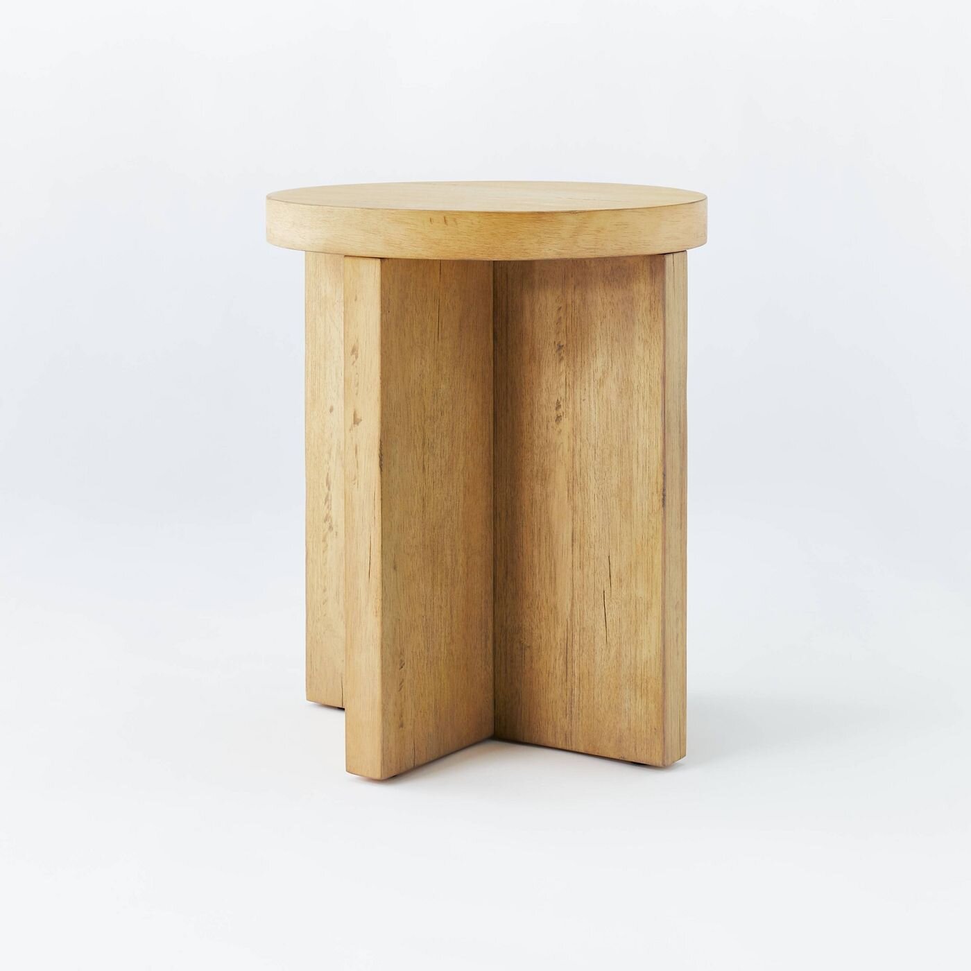 Bluff Park Round Wood Accent Table