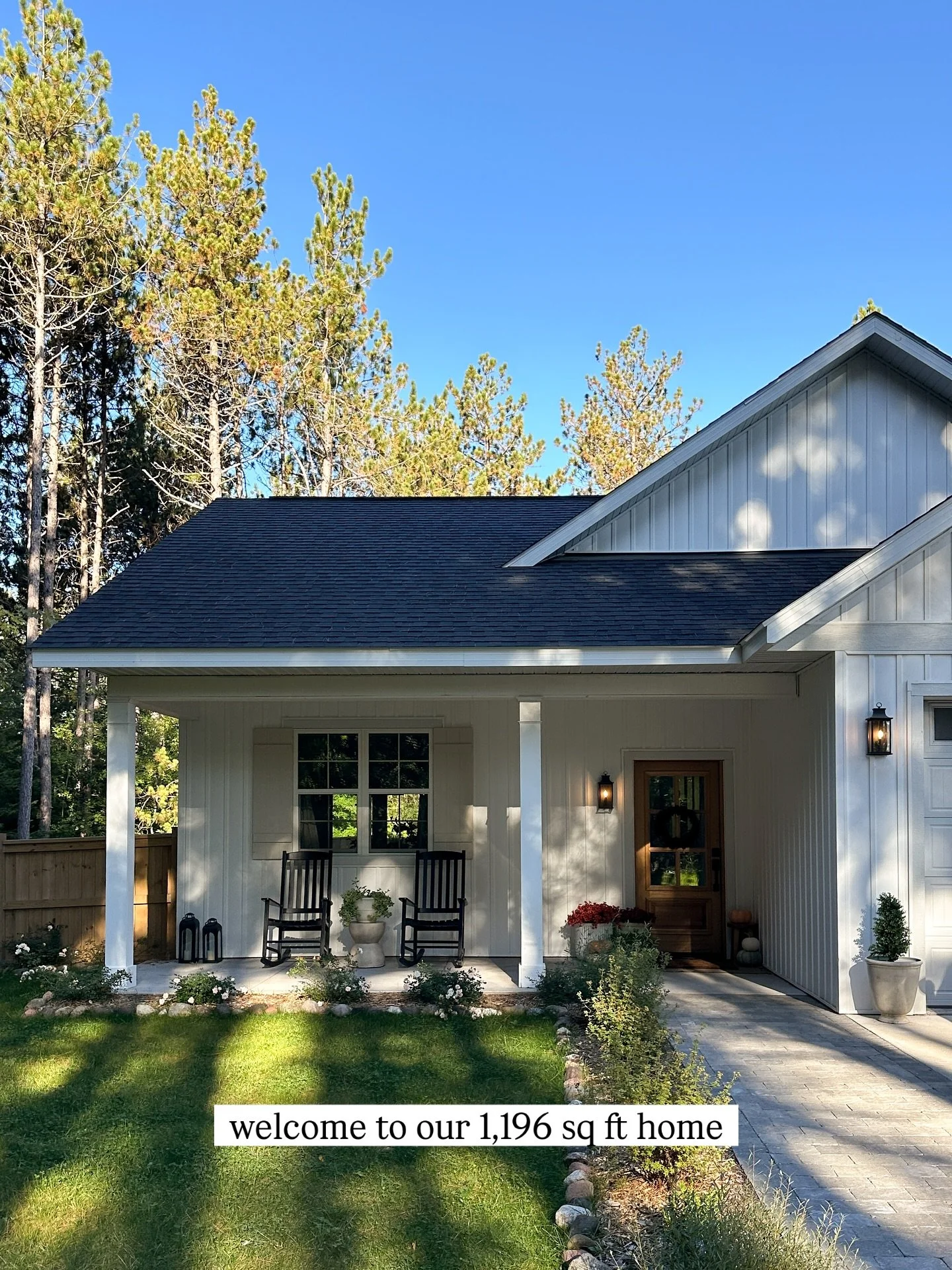 Comment SHOP for any links to our home 🤎 Some still views of our 1,196 sq ft house &mdash; so grateful to call this place home.
