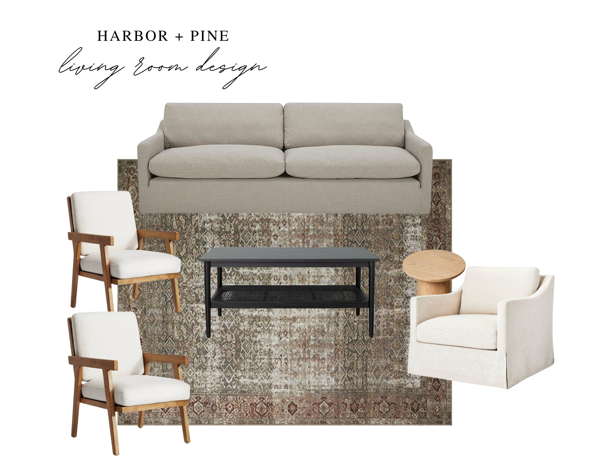 New House Build: Living Room Design Reveal — Harbor + Pine