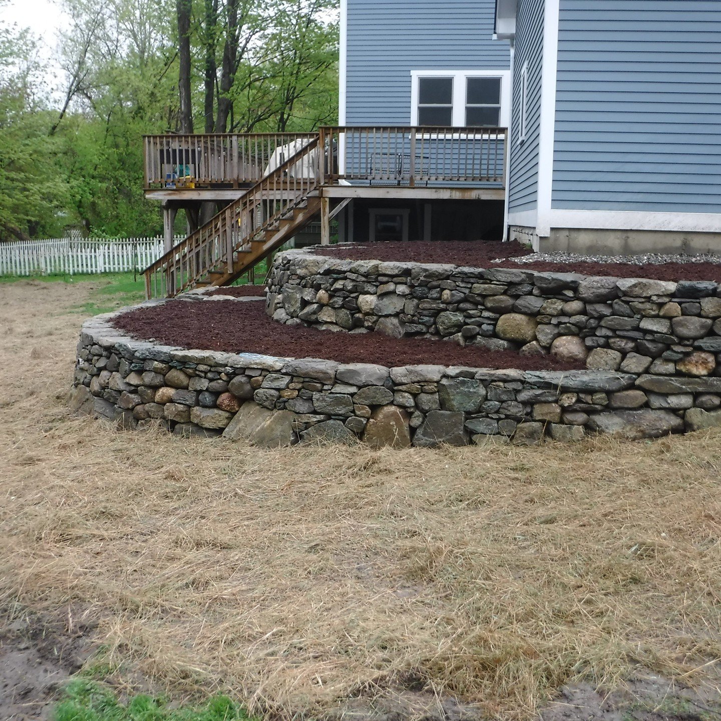 Another one in the books!

A fun little story for this stone. This house was built maybe 5 years ago, tearing down a much older house. That older house sat on a dry stone foundation, and the client opted to save all the stone. When we showed up it wa