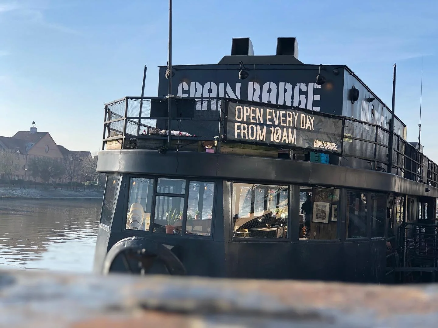 Exhibition at the Grain Barge, Hotwells, Bristol