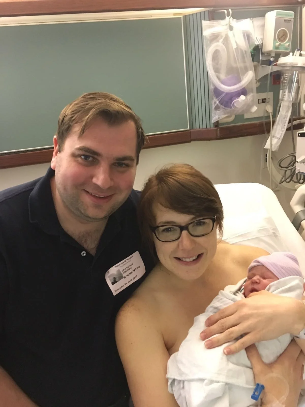 The arrival of Mia – our calm birth story