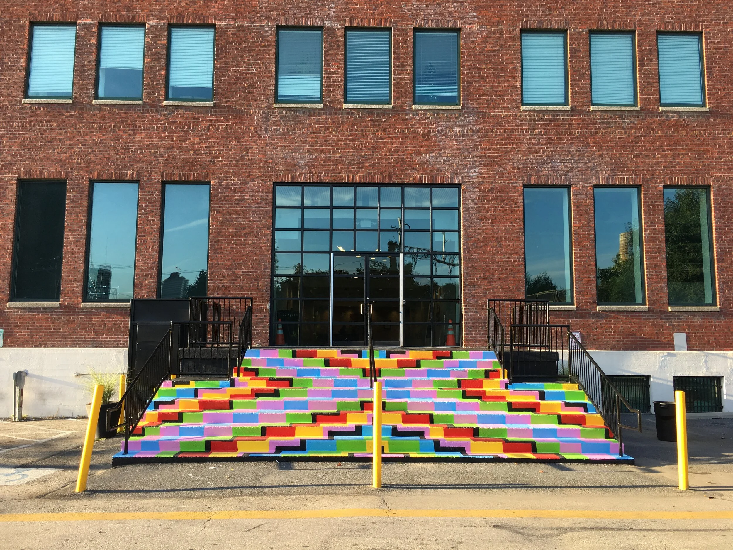 "X-Waves" Mural by Andrew Jeffrey Wright