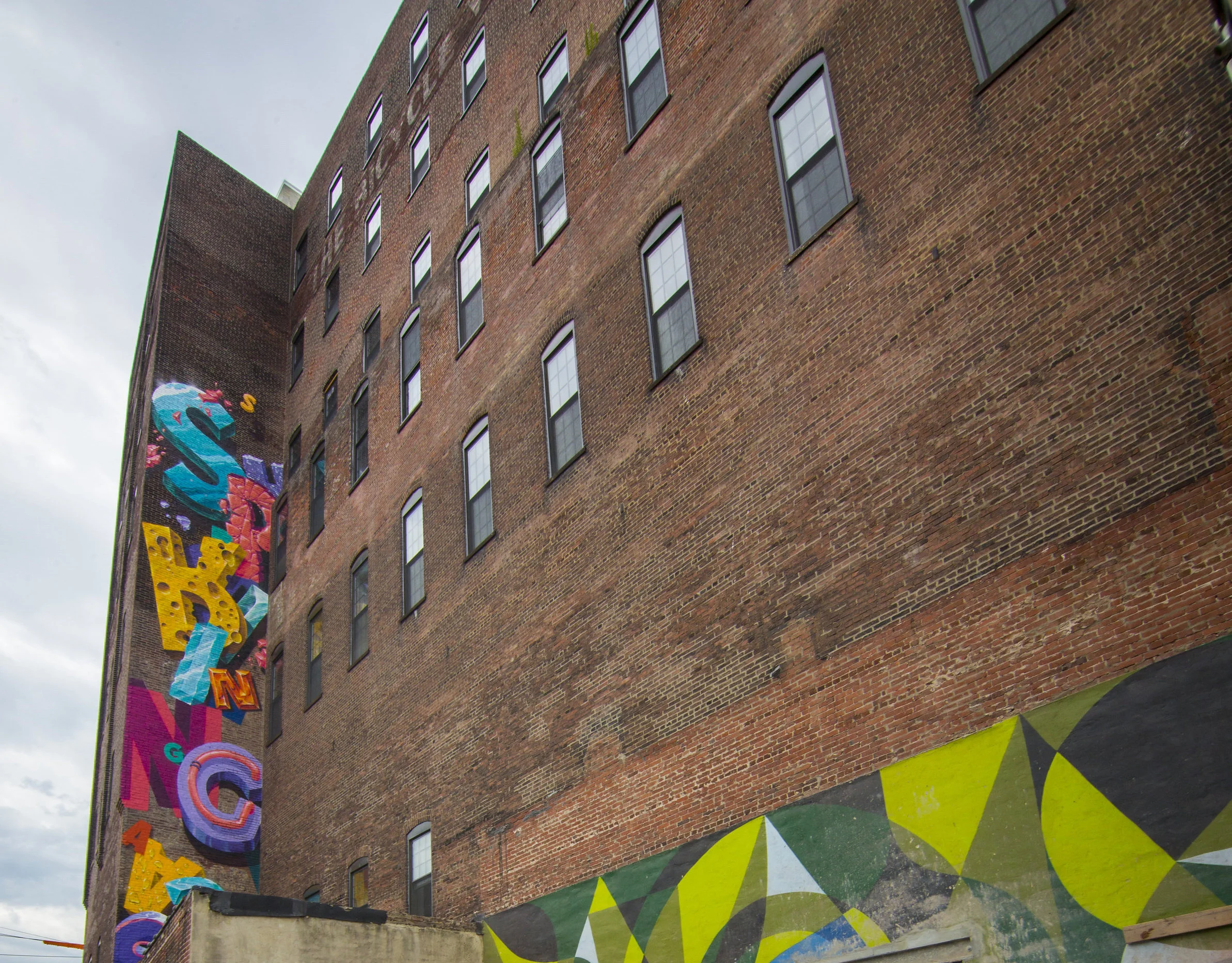 "Spring Arts" mural by Glossblack