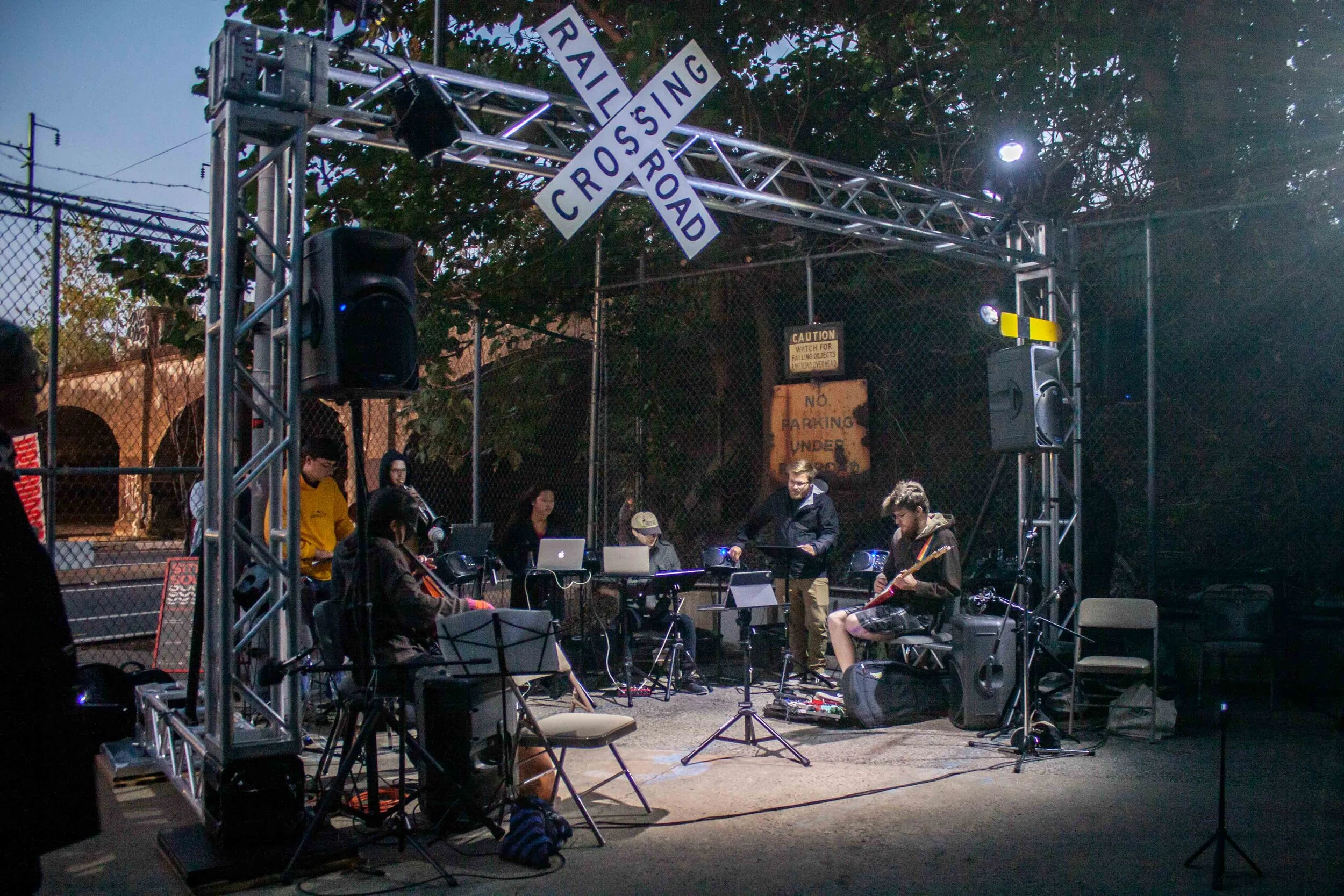 Site/Sound Festival Revealing the Rail Park with Mural Arts