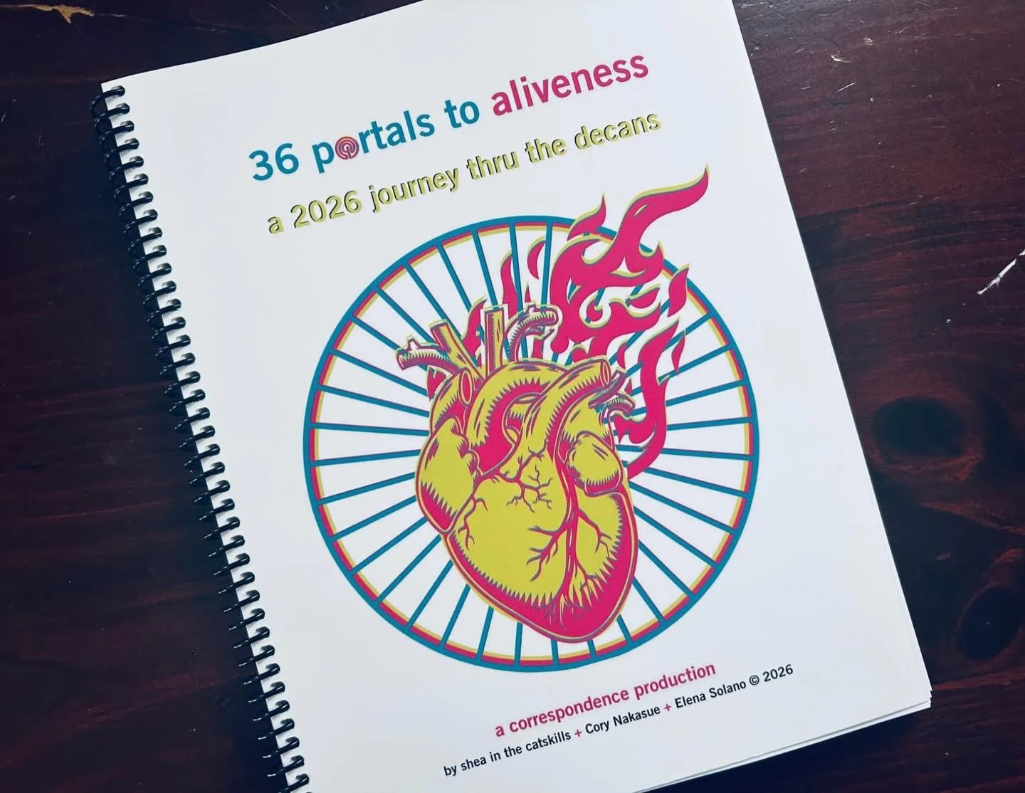 Shea, @bodyintel + I are so proud of this beautiful work of art, magic + resources! It&rsquo;s a planner, a workbook + a self-published project made by 3 independent artists + experts in our crafts. It begins at the spring equinox &mdash; March 20th 