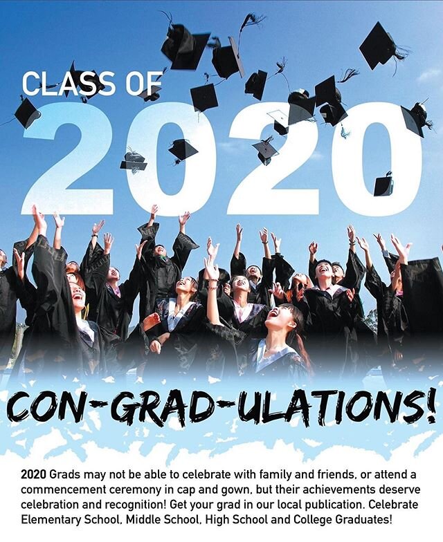 Congratulations CLASS OF 2020!! &ldquo;Even though graduation is going to look different for you, the achievement is still the same. You&rsquo;ve put in the same hard work. Congratulations for today and best wishes for the future.&rdquo; 🎓🔻Feature 