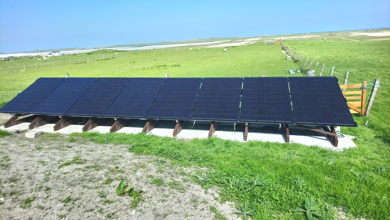 PV Solar Panels in Field