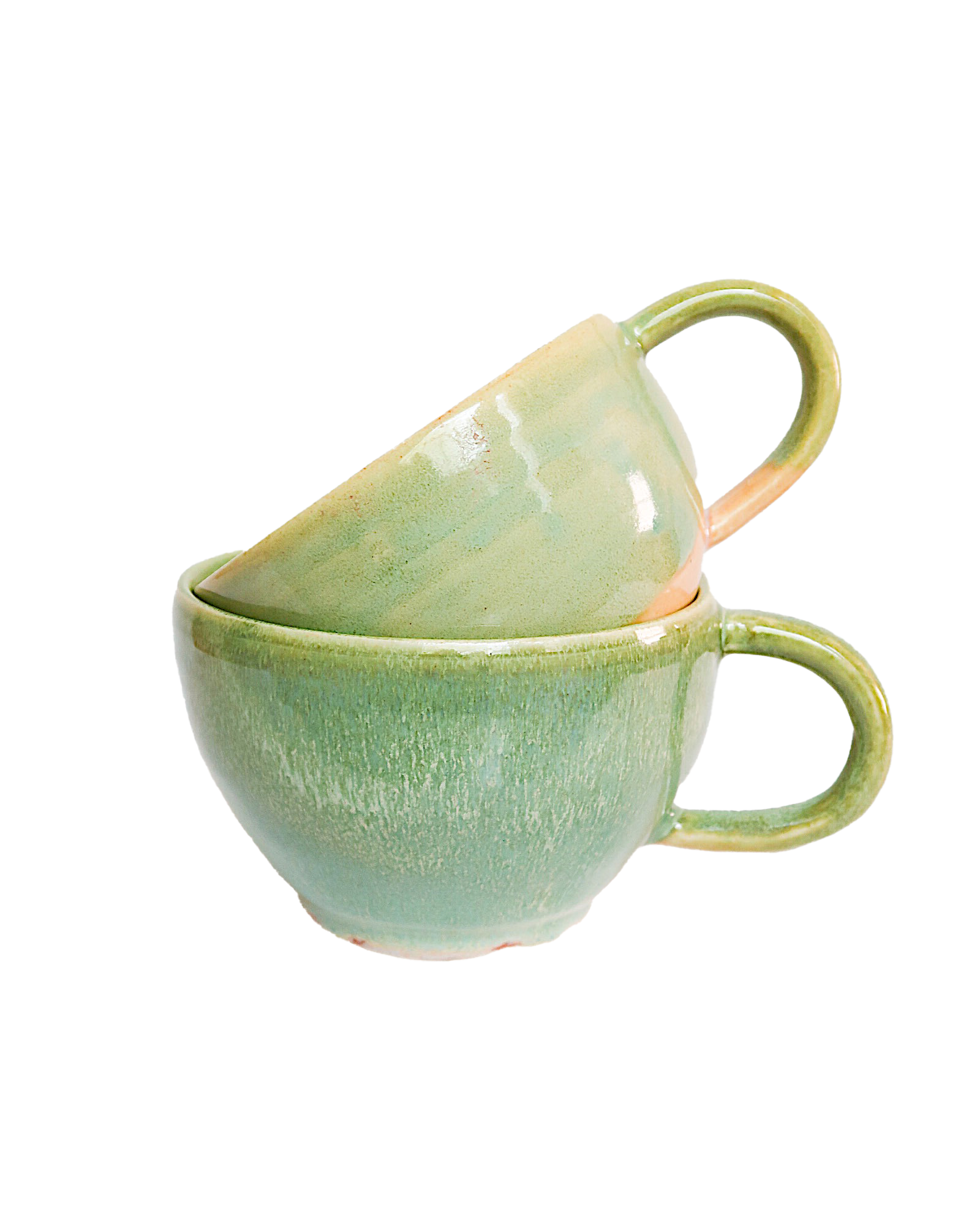 Green Ceramic Mug Couple Trans.png