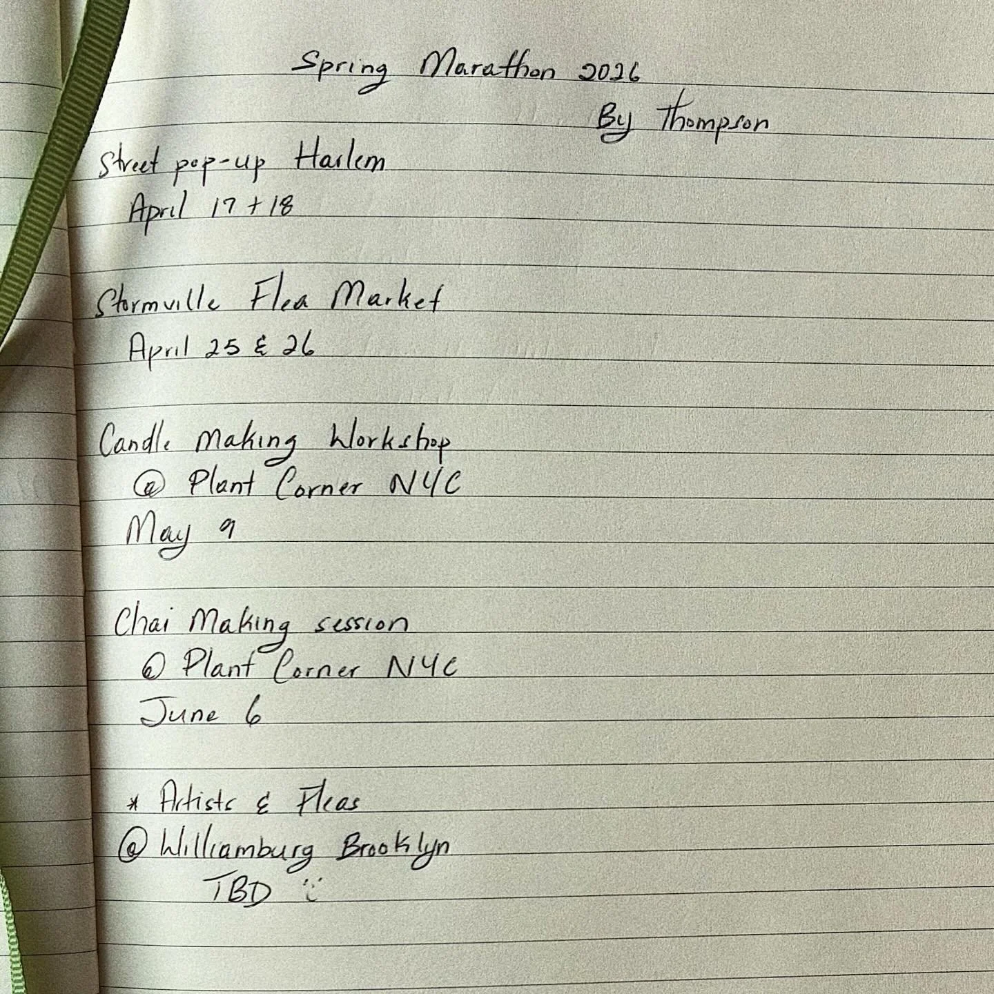 Gearing up for the busy!