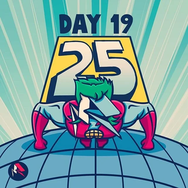 @phoydar - Day 19 of 25! Almost there 😓
25pushupchallenge #digitalart #digitalillustration #digitalpainting #art #artistsoninstagram #illustration #captainplanet #withourpowerscombined