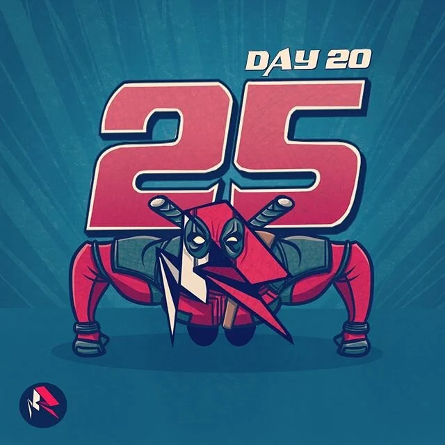 @phoydar and @jessicarochelle12 - Day 20 of 25! I had fun with this one!
#25pushupchallenge #digitalart #digitalillustration #digitalpainting #art #artistsoninstagram #illustration #illustrationartists #deadpool #ryanreynolds #comics #comicbooks