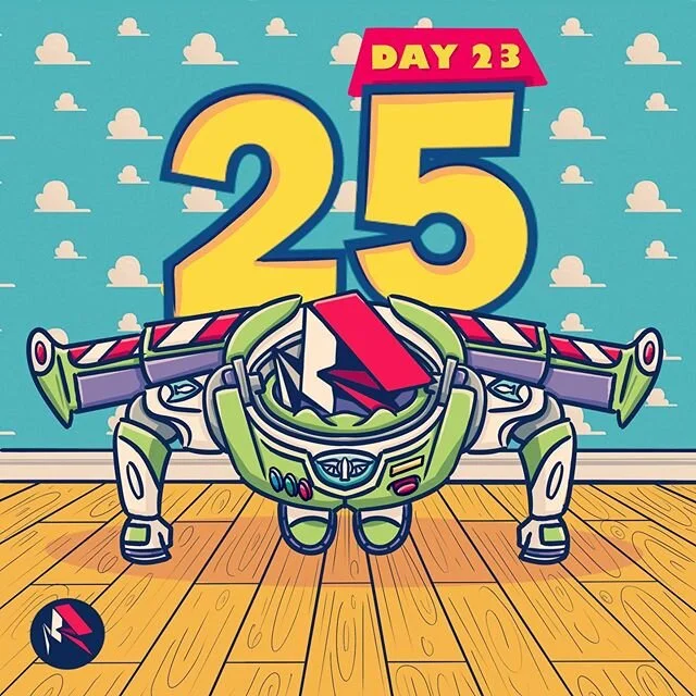 @phoydar - Day 23 of 25! Thanks for the idea for this one @jasonrumph623!
25pushupchallenge #digitalart #digitalillustration #digitalpainting #art #artistsoninstagram #illustration #monsters #toystory #toys #buzzlightyear #woody #andy #pixar