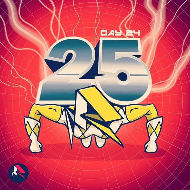 @phoydar - Day 24 of 25! Thanks @jasonrumph623 and @yellowspecs for this one!
25pushupchallenge #digitalart #digitalillustration #digitalpainting #art #artistsoninstagram #illustration #mightymorphinpowerrangers #powerrangers #mightymorphin