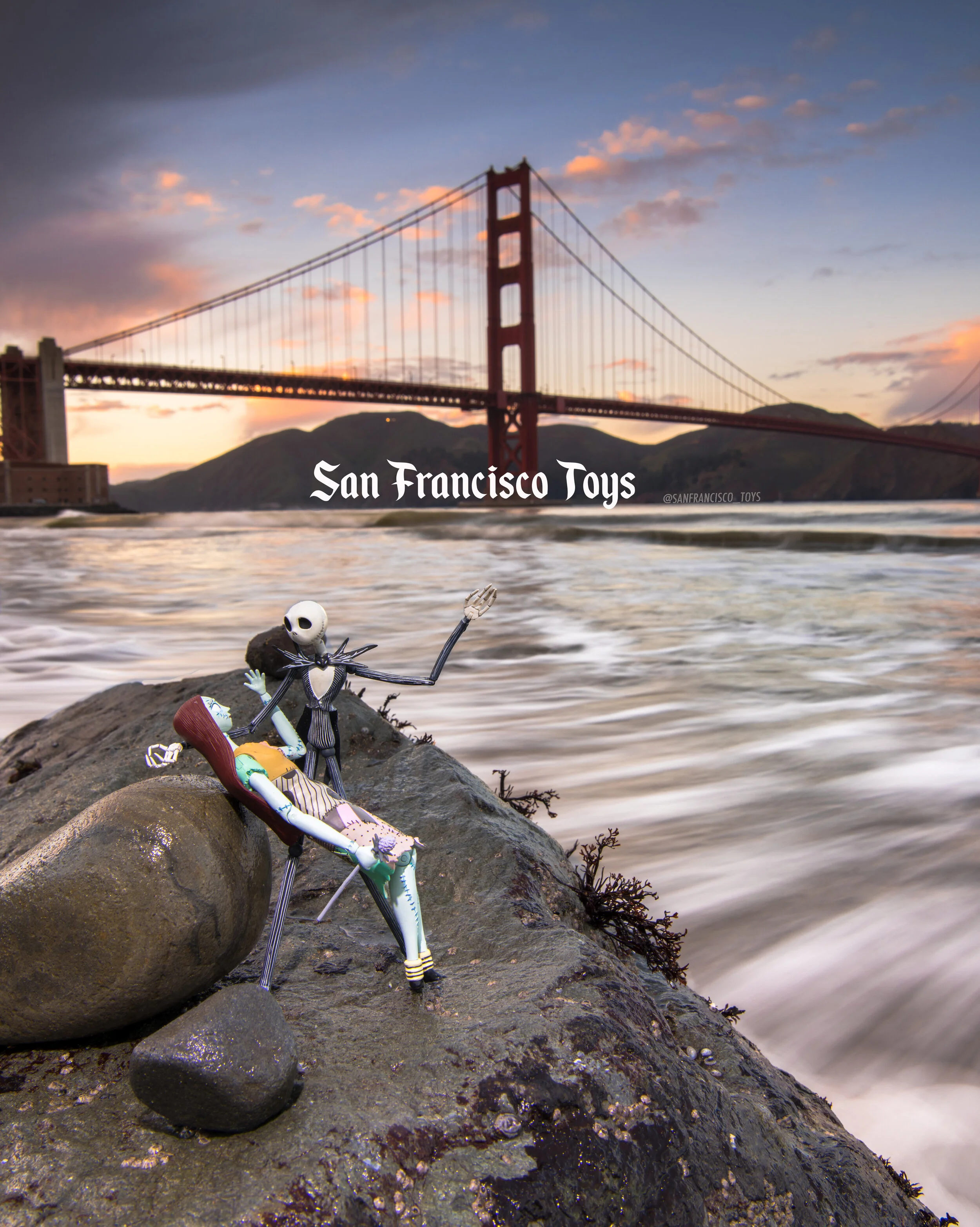 Jack and Sally Dance at the Golden Gate Bridge
