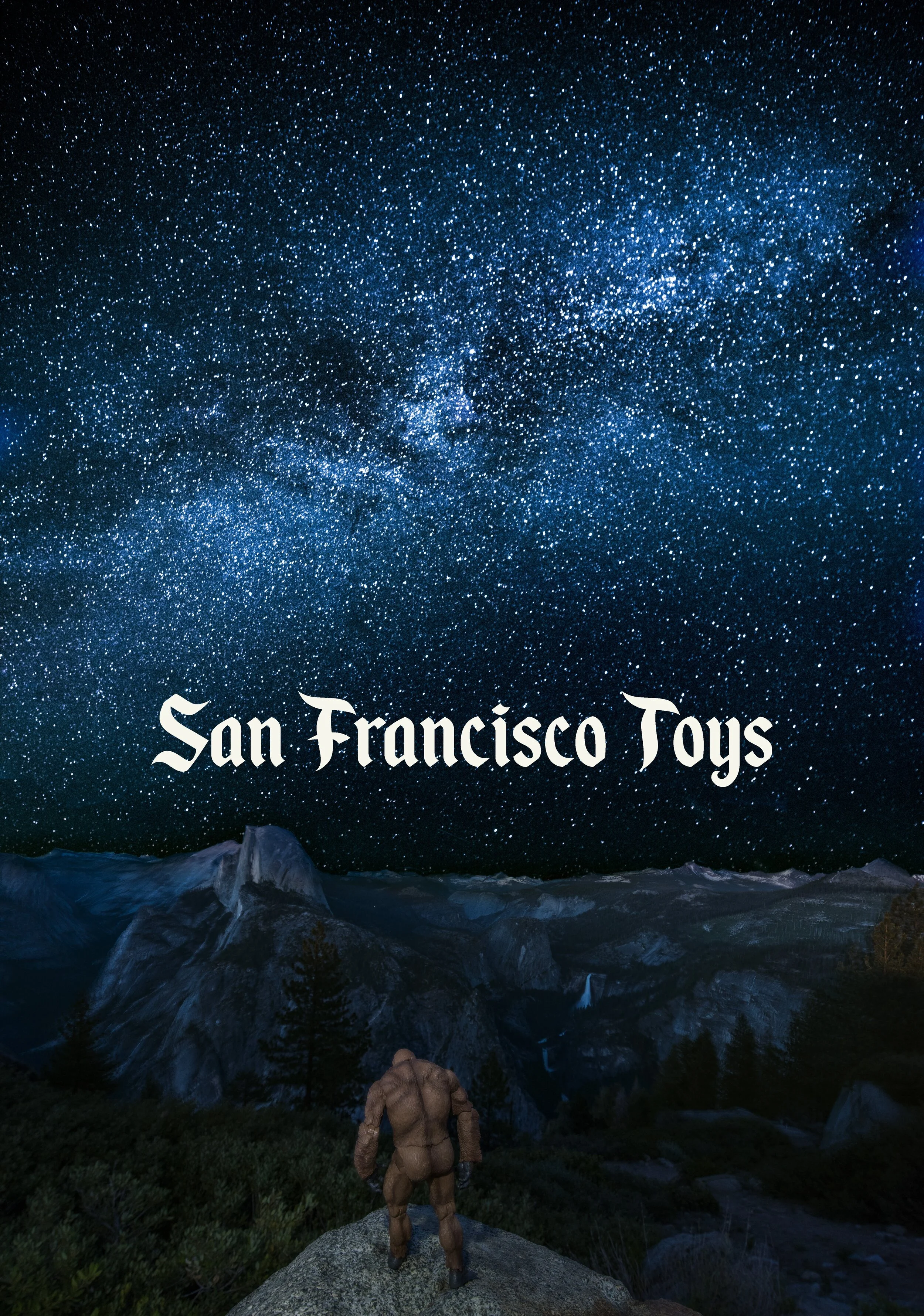 Star Gazing Big Foot at Glacier Point Yosemite