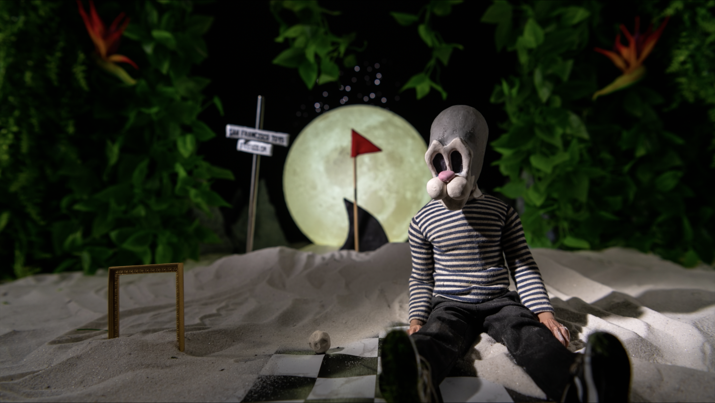 starlo and bunker shark in trippy world.png
