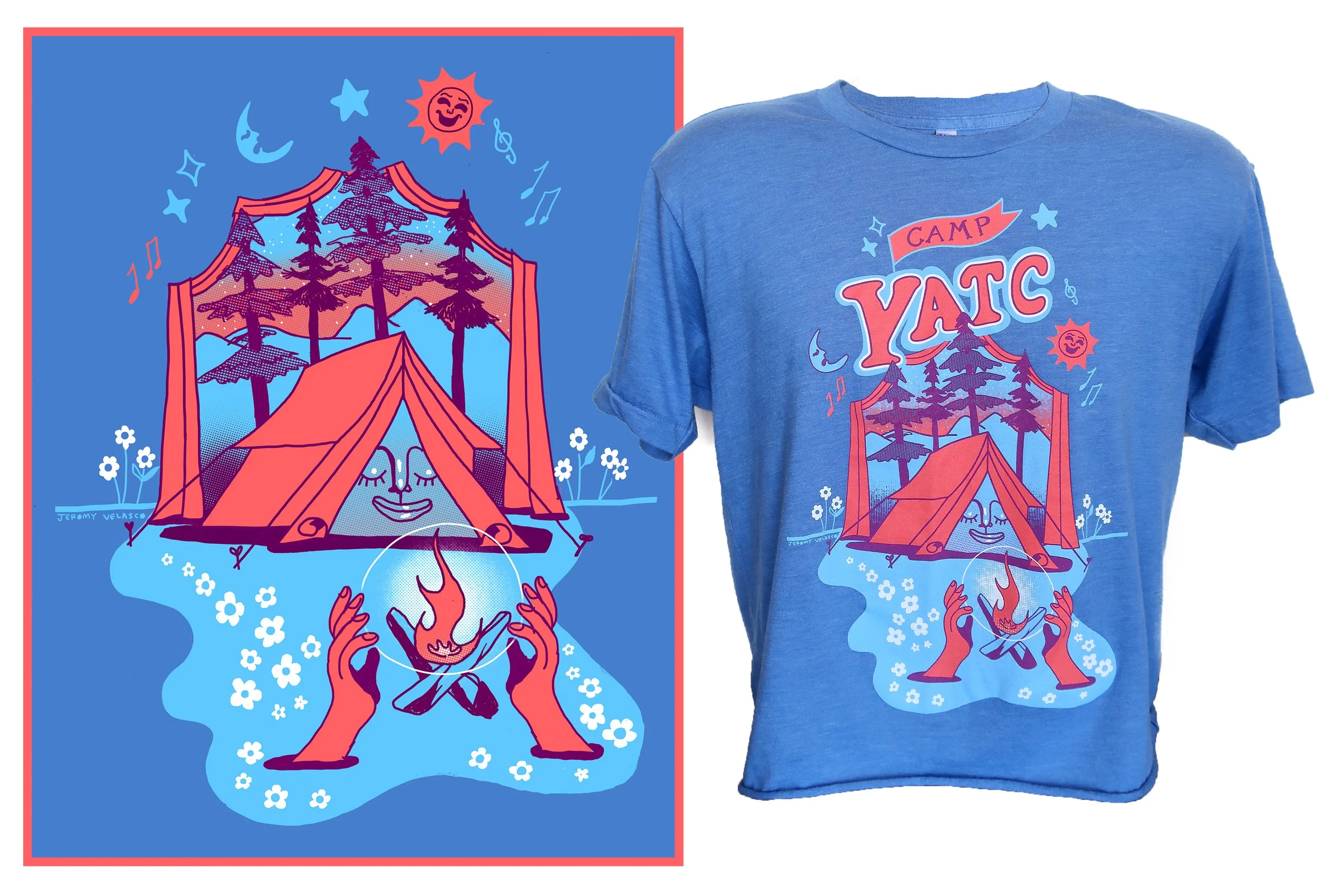 3 Color Custom Design for Young Actors Theatre Camp