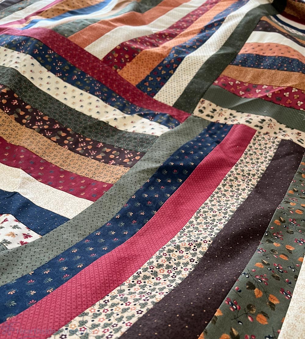 How to Make a One-Block Jelly Roll Quilt — Hearthside Comforts