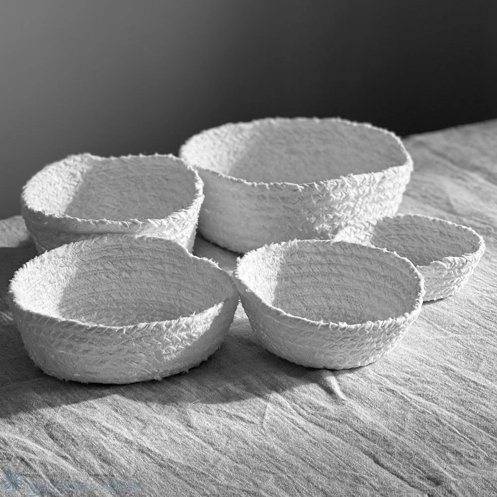 How to Make Braided Fabric Baskets StepbyStep Instructions