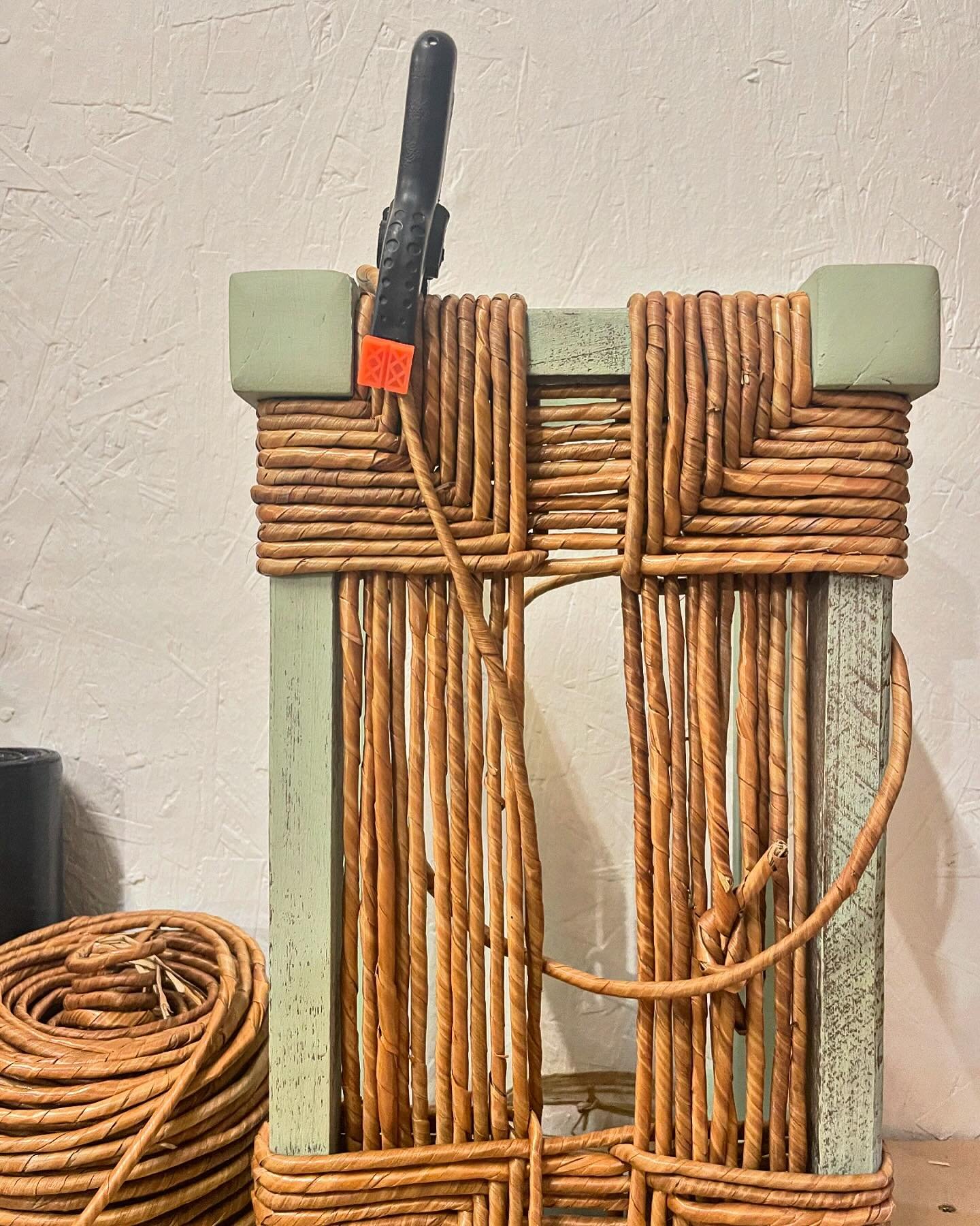 Copper colour French cordon on this little stool. 

#furniture #chairs #chair #restoration #repair #restore #mend #upholsterer #upholstery #reupholster  #rush #rattan #cane #seatweaving#rushseating #somerset #dorset #southwest #smallbusiness #design 