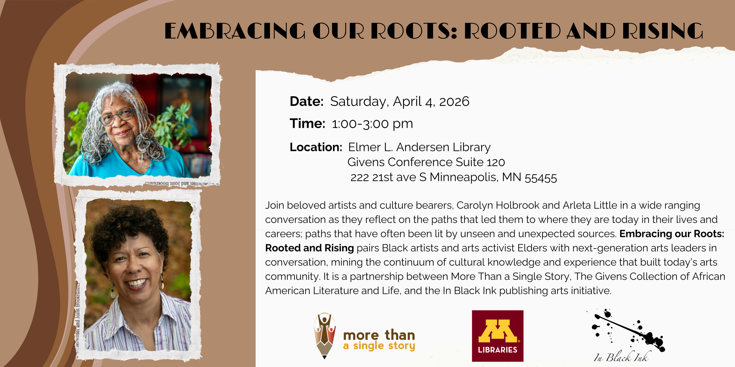 Embracing our Roots:Rooted &amp; Rising with Carolyn Holbrook and Arleta Little