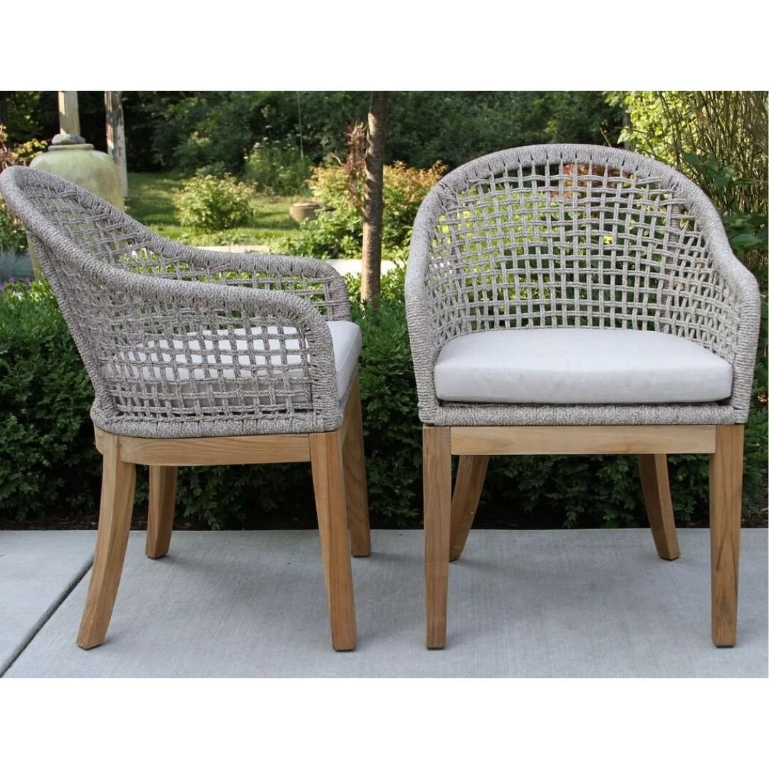 rope weave dining chair
