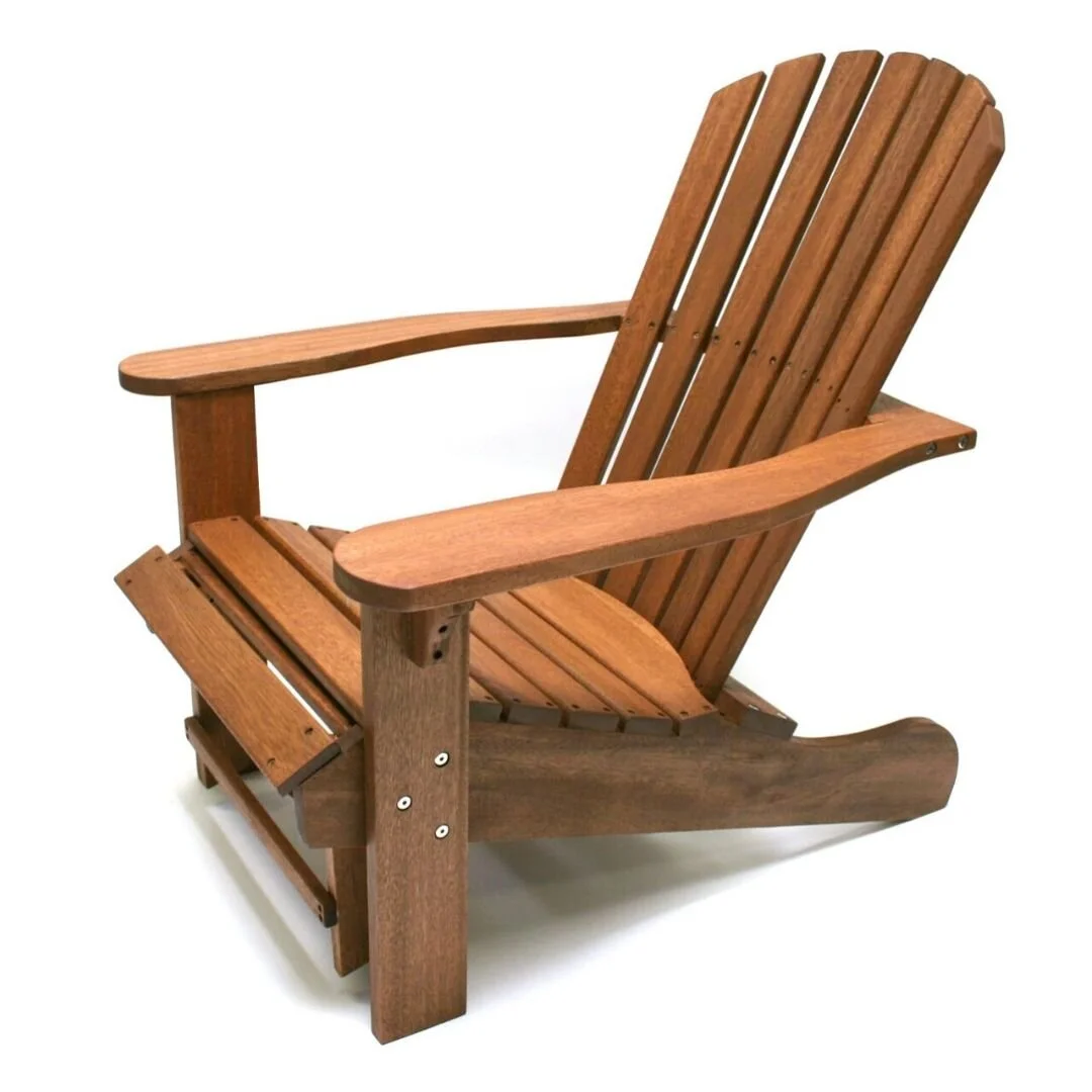 wooden adirondack chairs