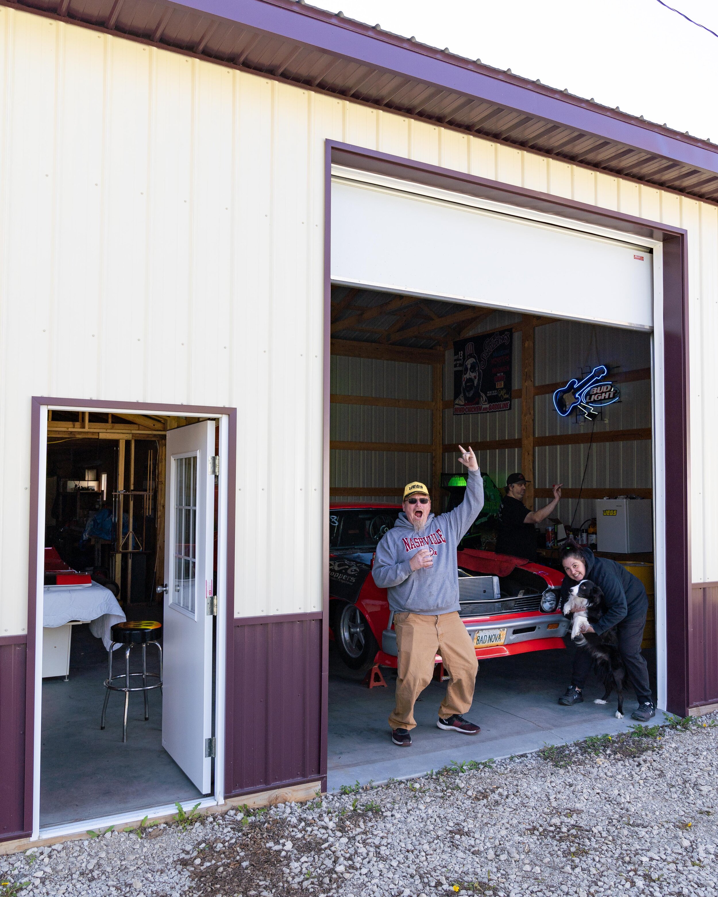  “He’s the best damn drag race car tuner in the Midwest, don’t let him fool you... but he’s sh*t at darts! You wanna drink buddy?” - Jamie (Jamie, Todd, Andi) | 04/13/20 (Mayetta, KS) 