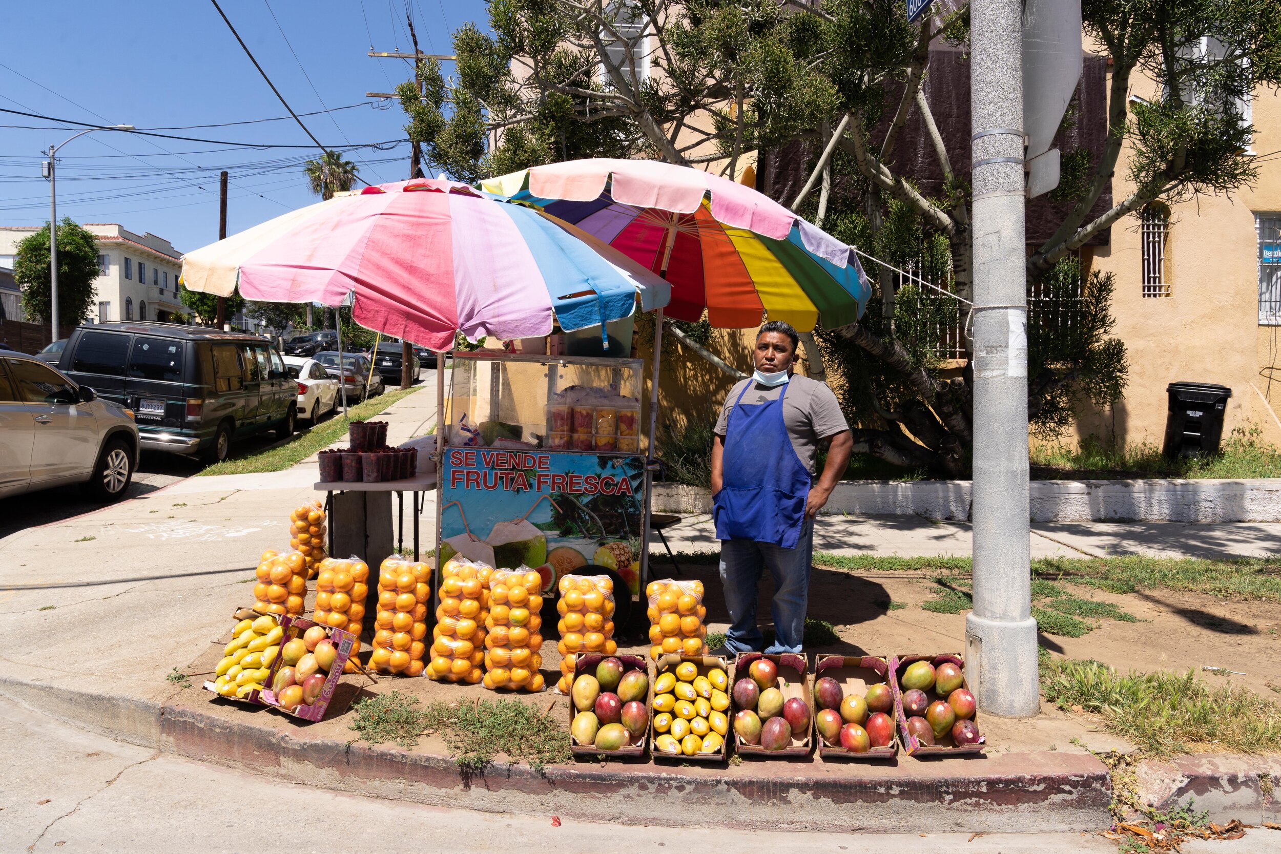  “Espérame, esa es la a fruta con fuerza. Mango con chile, two dollars.” - Rodolfo | 05/08/20 (Silver Lake, CA)  