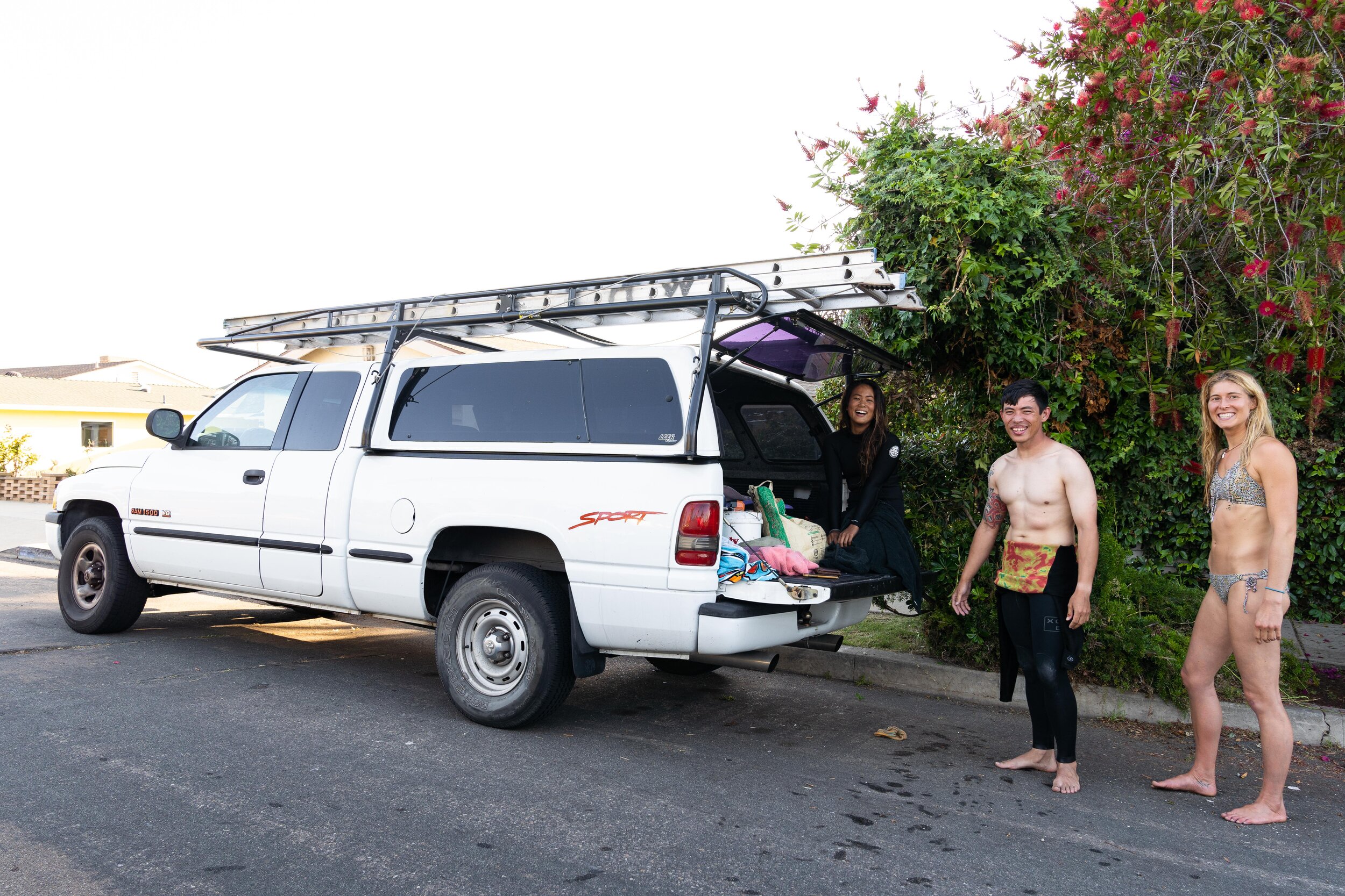  “It’s our adventure vehicle, work vehicle, fun vehicle, everything vehicle really. Today she faithfully served as surfing transport once again.” - Arthur (Xenia, Arthur, Lindsay) | 05/05/20 (San Diego, CA) 