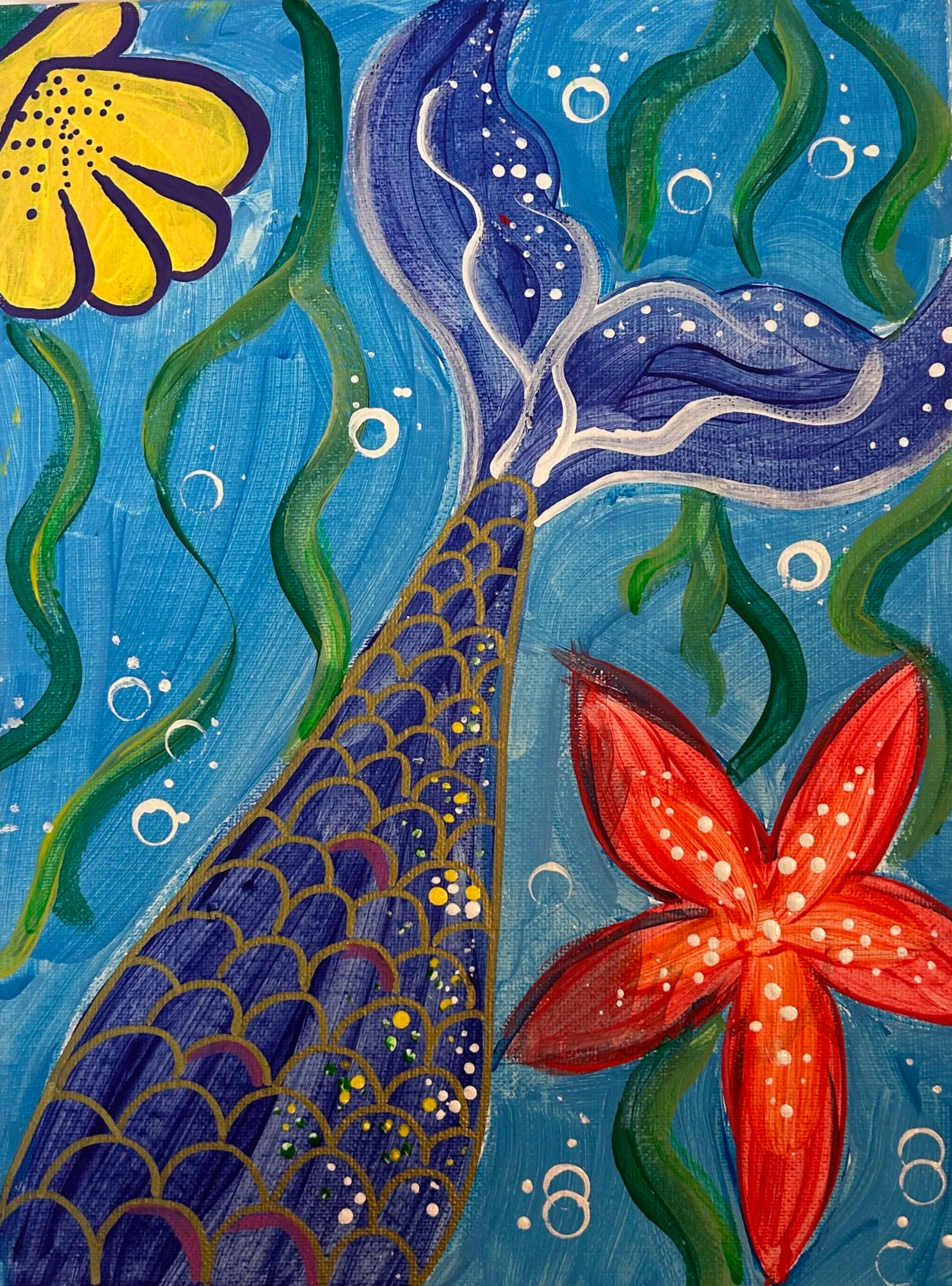 Purple Mermaid Tail