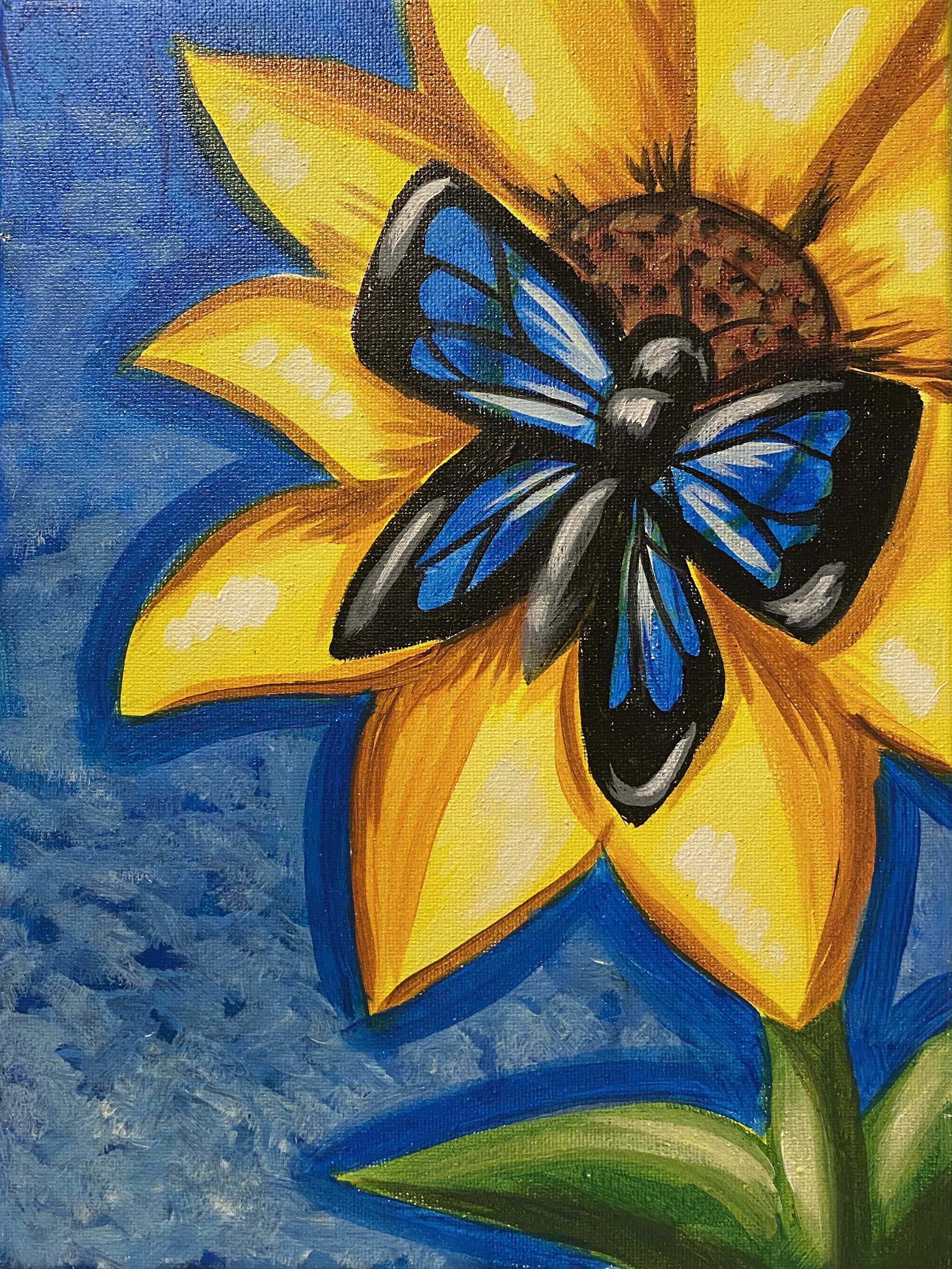Butterfly Sunflower