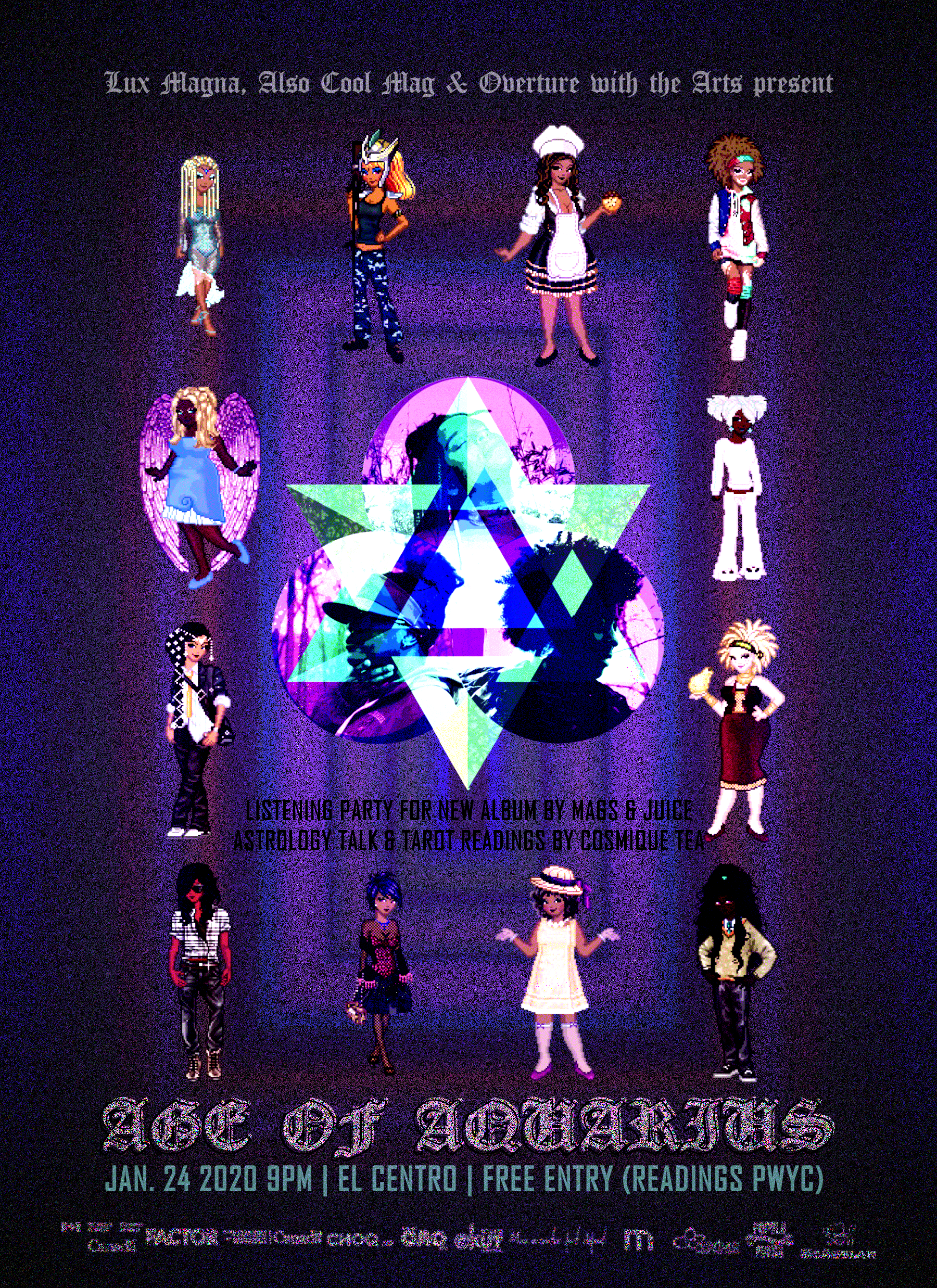 Lux Magna x Also Cool: ☼ Age of Aquarius: An Aquastellar Experience • Cosmique Tea ☼